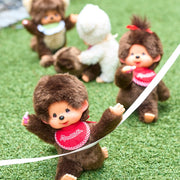 Monchhichi Jongen met slab rood - 20 cm - Fantasieknuffels Monchhichi - In den Olifant