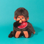 Monchhichi Jongen met slab rood - 45 cm - Fantasieknuffels Monchhichi - In den Olifant