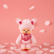 Monchhichi Meisje Cherry Blossom - 20 cm - Fantasieknuffels Monchhichi - In den Olifant