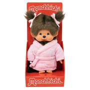 Monchhichi Meisje in badjas - 20 cm - Fantasieknuffels Monchhichi - In den Olifant