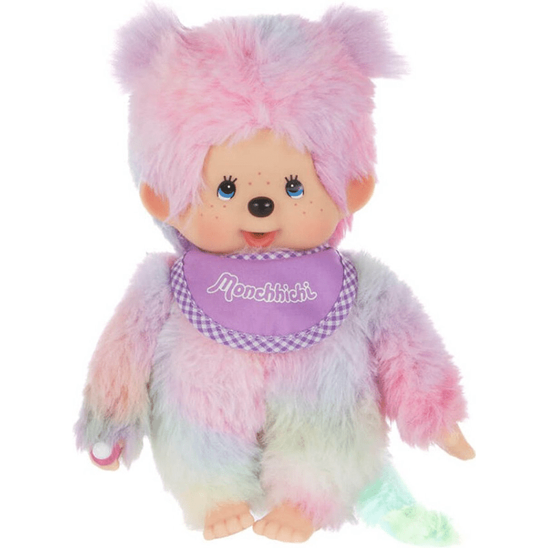 Monchhichi Meisje Tie Dye - 20 cm - Fantasieknuffels Monchhichi - In den Olifant