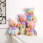 Monchhichi Meisje Tie Dye - 20 cm - Fantasieknuffels Monchhichi - In den Olifant