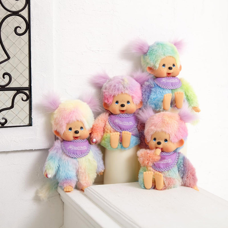 Monchhichi Meisje Tie Dye - 20 cm - Fantasieknuffels Monchhichi - In den Olifant