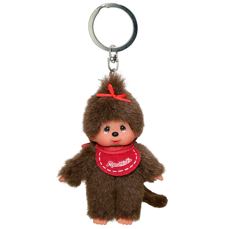 Monchhichi Sleutelhanger - 10 cm - Sleutelhangers Monchhichi - In den Olifant
