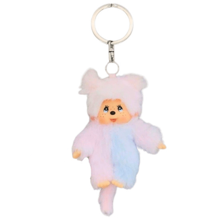 Monchhichi Sleutelhanger Tie Dye - 10 cm - Sleutelhangers Monchhichi - In den Olifant