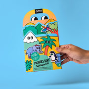 Montessori Decor Stickerset - Animals - Stickers en stickersets Omy - In den Olifant