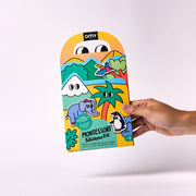 Montessori Decor Stickerset - Animals - Stickers en stickersets Omy - In den Olifant