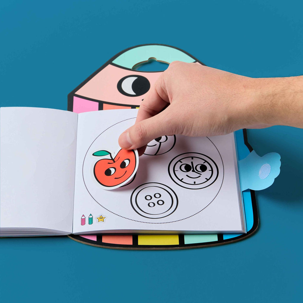 Montessori Stickerboekje - Shapes - Stickers en stickersets Omy - In den Olifant