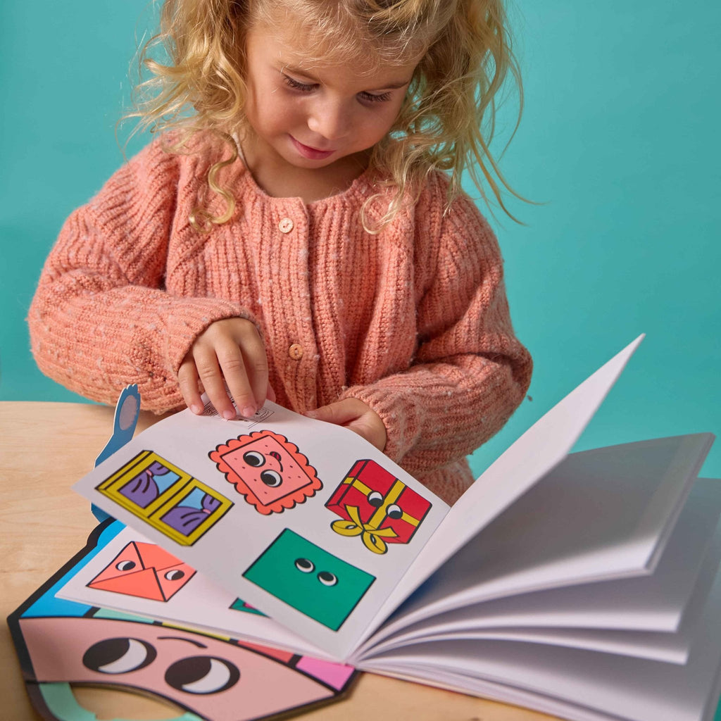 Montessori Stickerboekje - Shapes - Stickers en stickersets Omy - In den Olifant