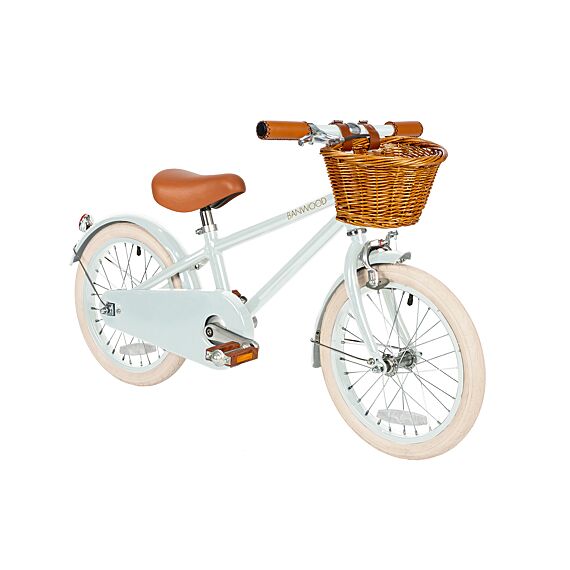 Muntgroene kinderfiets Classic Bike Pale Mint - 16 inch - Kinderfietsen Banwood - In den Olifant