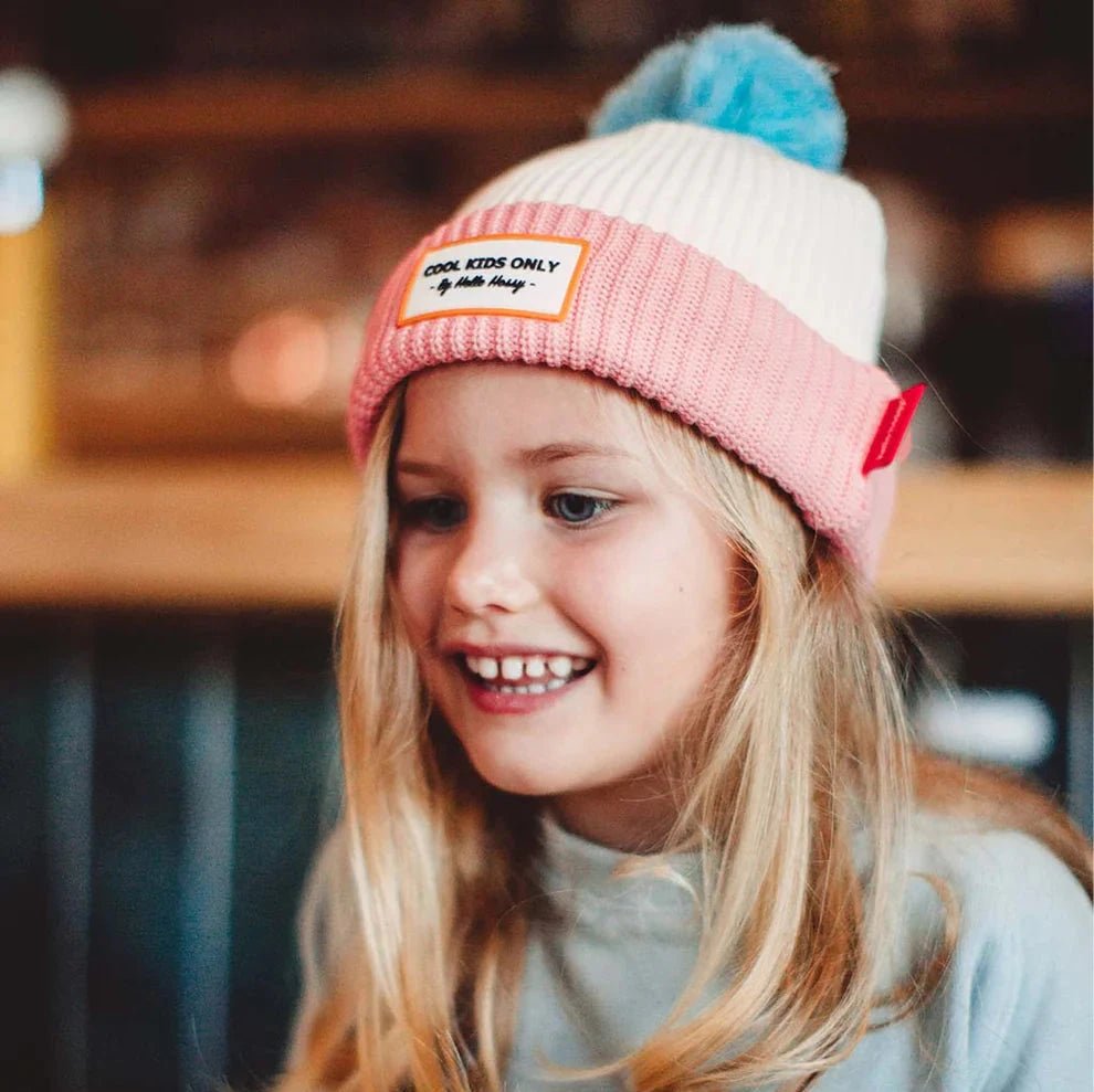 Muts - Block Pink Ice - Petten & mutsen Hello Hossy - In den Olifant