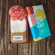 Muts met pompon Block Camel - Petten & mutsen Hello Hossy - In den Olifant