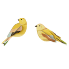 Muurdeco Garden Bird - Citrinella Pair - Muurdecoratie Studio Roof - In den Olifant