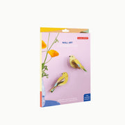 Muurdeco Garden Bird - Citrinella Pair - Muurdecoratie Studio Roof - In den Olifant