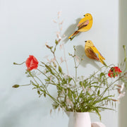 Muurdeco Garden Bird - Citrinella Pair - Muurdecoratie Studio Roof - In den Olifant