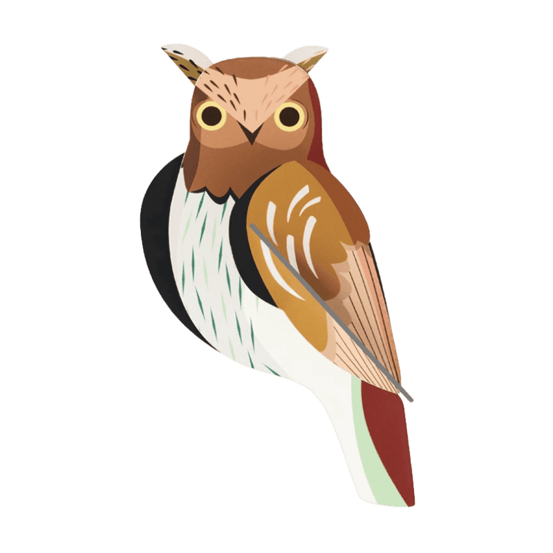 Muurdeco Garden Bird - Tawny Owl - Muurdecoratie Studio Roof - In den Olifant