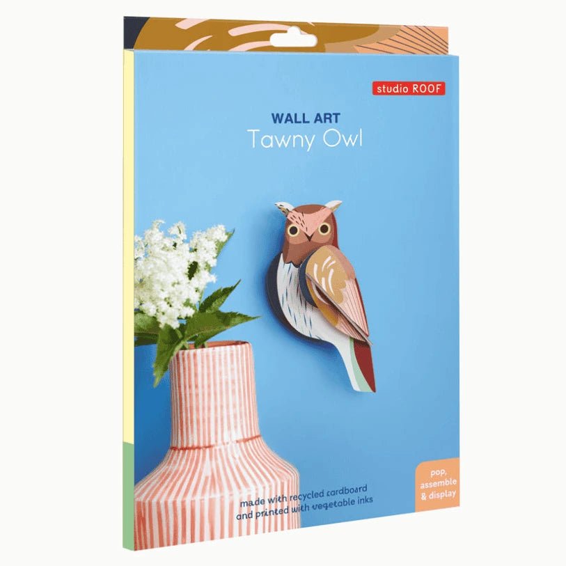 Muurdeco Garden Bird - Tawny Owl - Muurdecoratie Studio Roof - In den Olifant