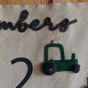 Muurkleed Wall Hanger Farm Numbers - 70 x 100 cm - Muurdecoratie Lorena Canals - In den Olifant