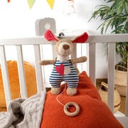 Muziekknuffel Hond Musical Soft Toy Dog Organic - 25 cm - Muziekknuffels Sigikid - In den Olifant