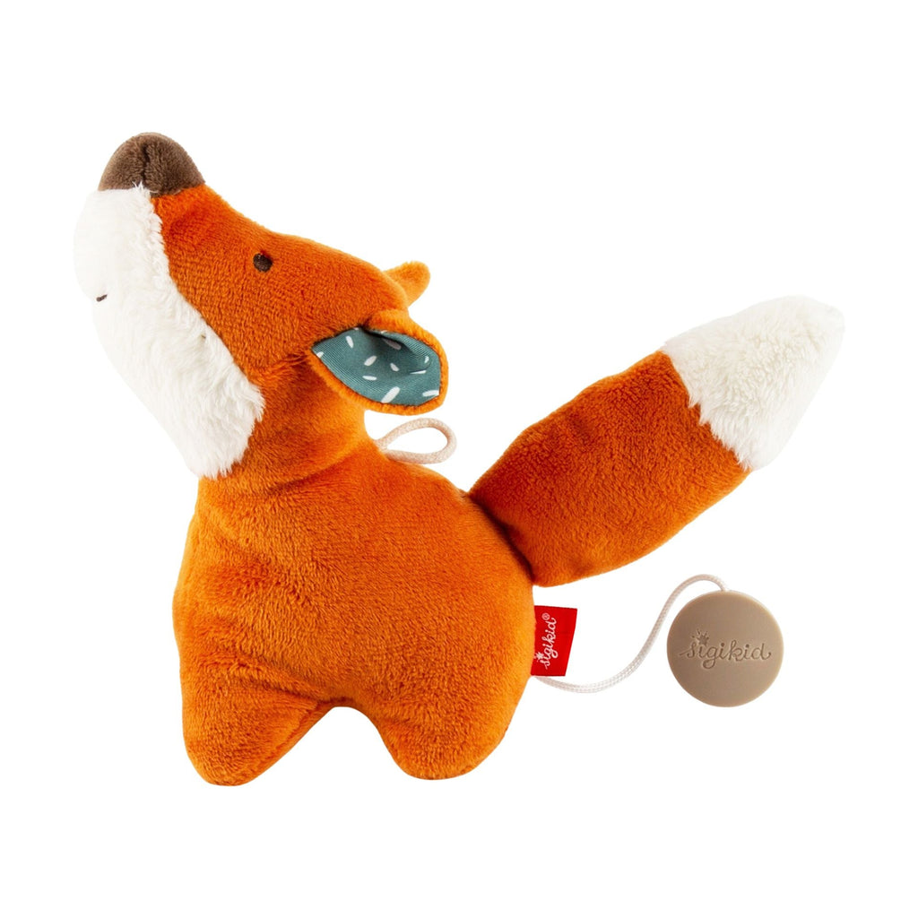 Muziekknuffel Mini Musical Fox - 19 cm - Muziekknuffels Sigikid - In den Olifant