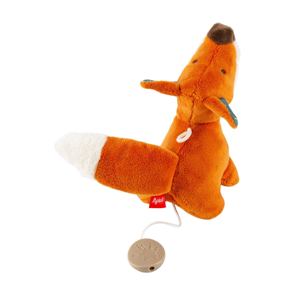 Muziekknuffel Mini Musical Fox - 19 cm - Muziekknuffels Sigikid - In den Olifant