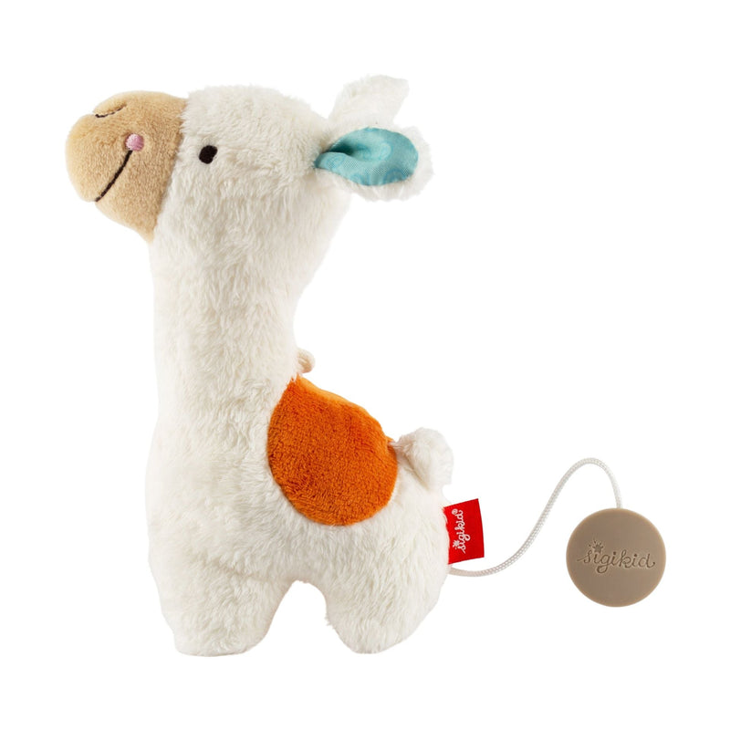 Muziekknuffel Mini Musical Llama - 16 cm - Muziekknuffels Sigikid - In den Olifant