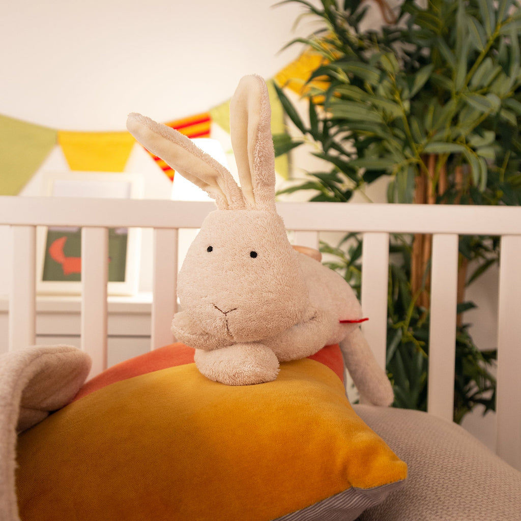 Muziekknuffel Mommy Musical Rabbit Natur Mamilodie - 36 cm - Muziekknuffels Sigikid - In den Olifant