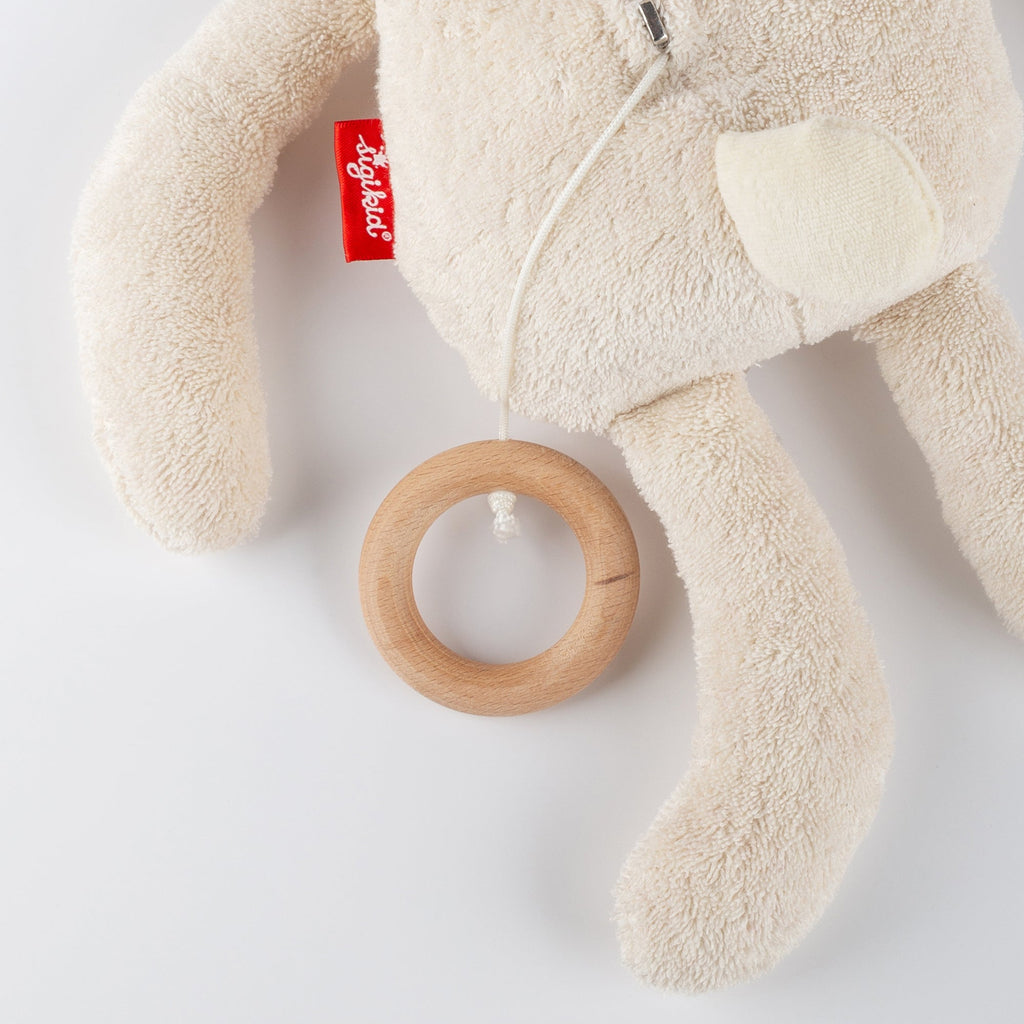 Muziekknuffel Mommy Musical Rabbit Natur Mamilodie - 36 cm - Muziekknuffels Sigikid - In den Olifant