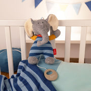 Muziekknuffel Olifant Lolo Lombardo - 22 cm - Muziekknuffels Sigikid - In den Olifant