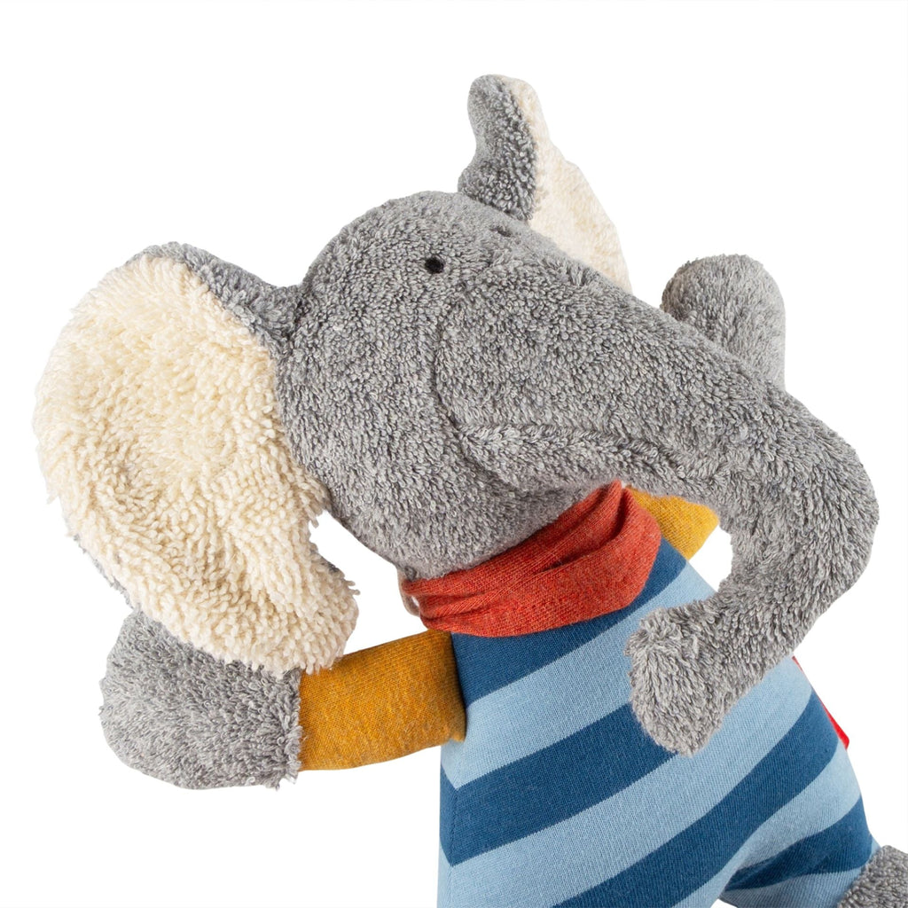 Muziekknuffel Olifant Lolo Lombardo - 22 cm - Muziekknuffels Sigikid - In den Olifant