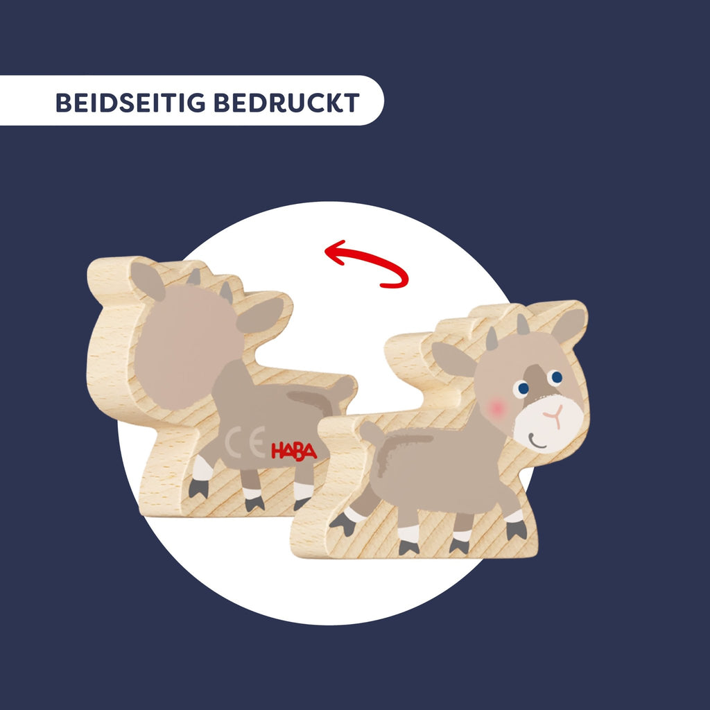 My 1st Block World Bos & weide - set van 17 - Houten blokken Haba - In den Olifant