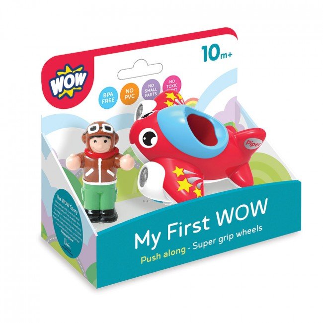 My First WOW Jet Plane Piper - set van 2 - Vliegtuigen en helicopters WOW - In den Olifant