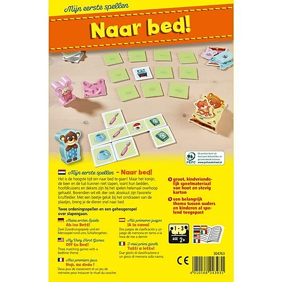 Mijn Eerste Spellen Kaartspel - Naar Bed!