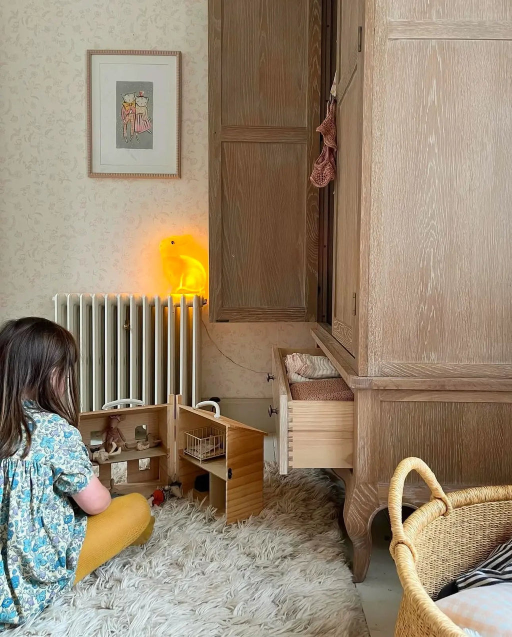 Nachtlamp Konijn - 25 cm - Nachtlampjes Egmont Toys - In den Olifant