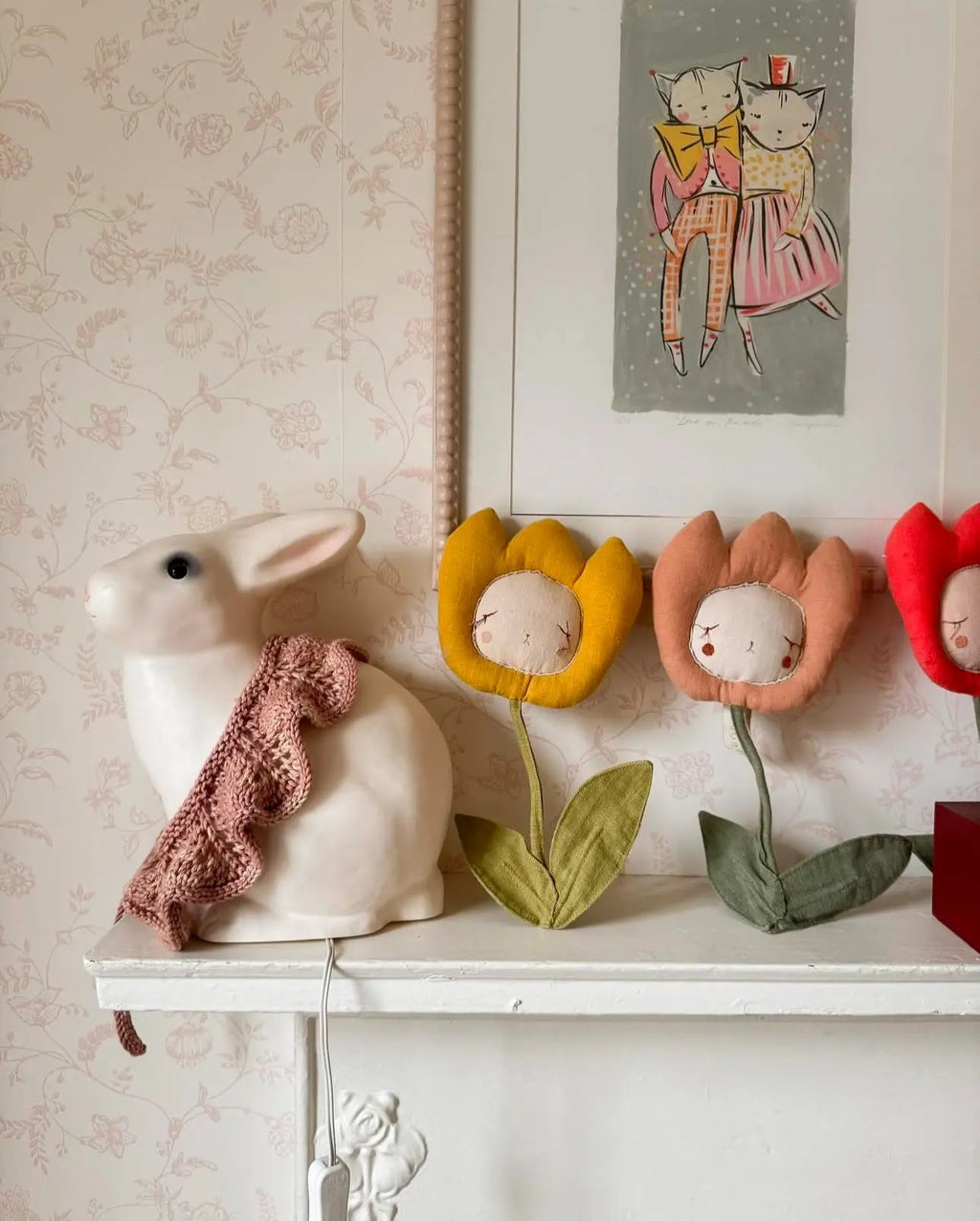 Nachtlamp Konijn - 25 cm - Nachtlampjes Egmont Toys - In den Olifant