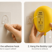 Nachtlampje Smiley Bubbly Light - Geel - Nachtlampjes MOB - In den Olifant