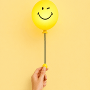 Nachtlampje Smiley Bubbly Light - Geel - Nachtlampjes MOB - In den Olifant