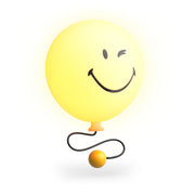 Nachtlampje Smiley Bubbly Light - Geel - Nachtlampjes MOB - In den Olifant