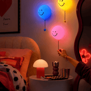 Nachtlampje Smiley Bubbly Light - Geel - Nachtlampjes MOB - In den Olifant