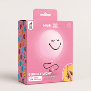 Nachtlampje Smiley Bubbly Light - Roze - Nachtlampjes MOB - In den Olifant