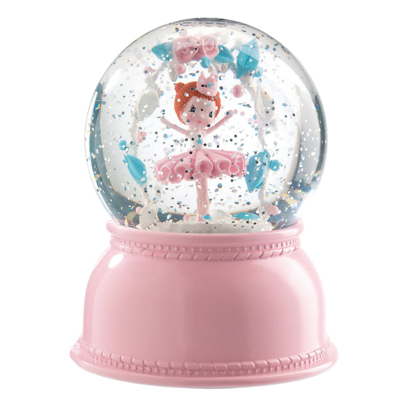 Nachtlampje Sneeuwbal Ballerina - Nachtlampjes Djeco - In den Olifant