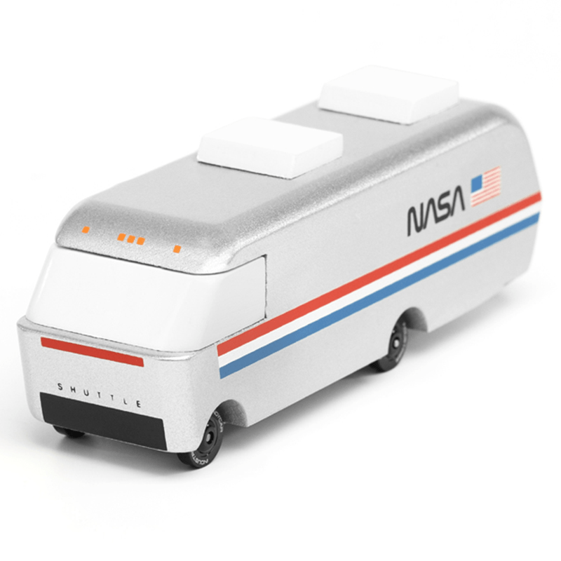 Nasa Astrovan (S101) 13,5X4,1X4,6Cm, Wooden Diecast, In - Speelvoertuigen Candycar - In den Olifant