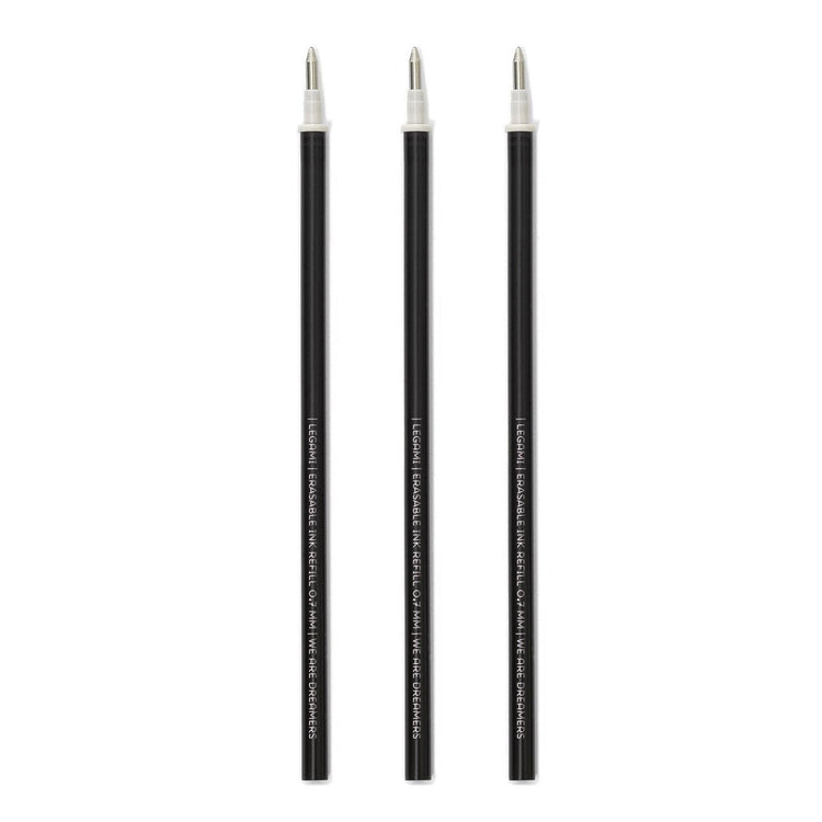 LEGAMI Uitwisbare Gelpen - Hippo, Thermogevoelige Inkt, 0,7 mm Penpunt Diameter, 15 cm Lengte Blauwe Inkt (2 PENNEN