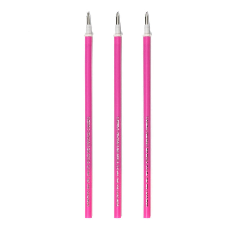 Navulling voor Legami pennen Erasable Gel Pen Refills Pink - set van 3 - Schrijfwaren Legami - In den Olifant