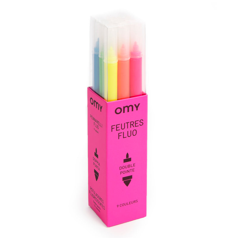 Set van 9 kleurstiften Coloring Tools - Neon Markers