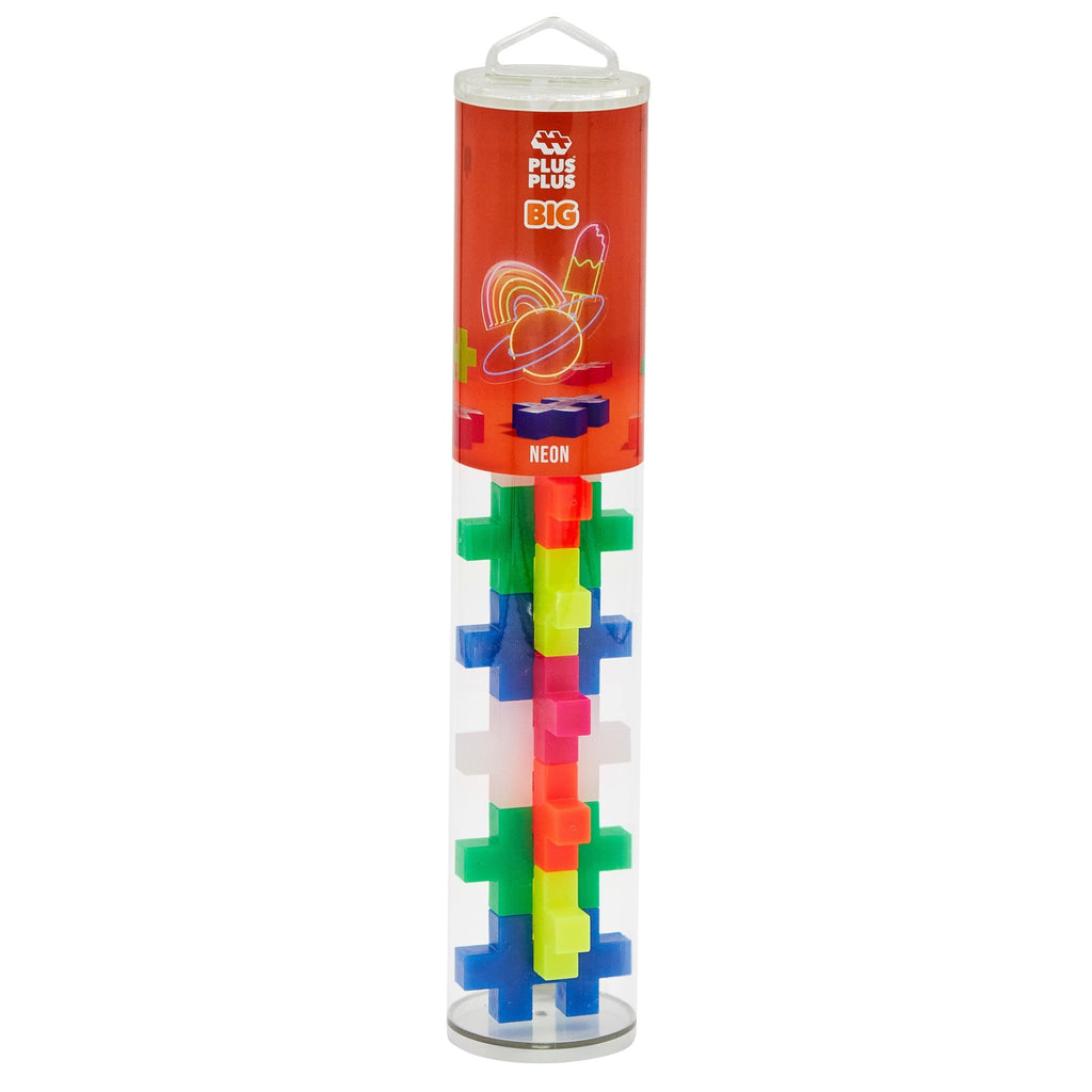 Neon Tube Plus - Plus BIG - 15 bouwstenen - Bouwsets Plus Plus - In den Olifant