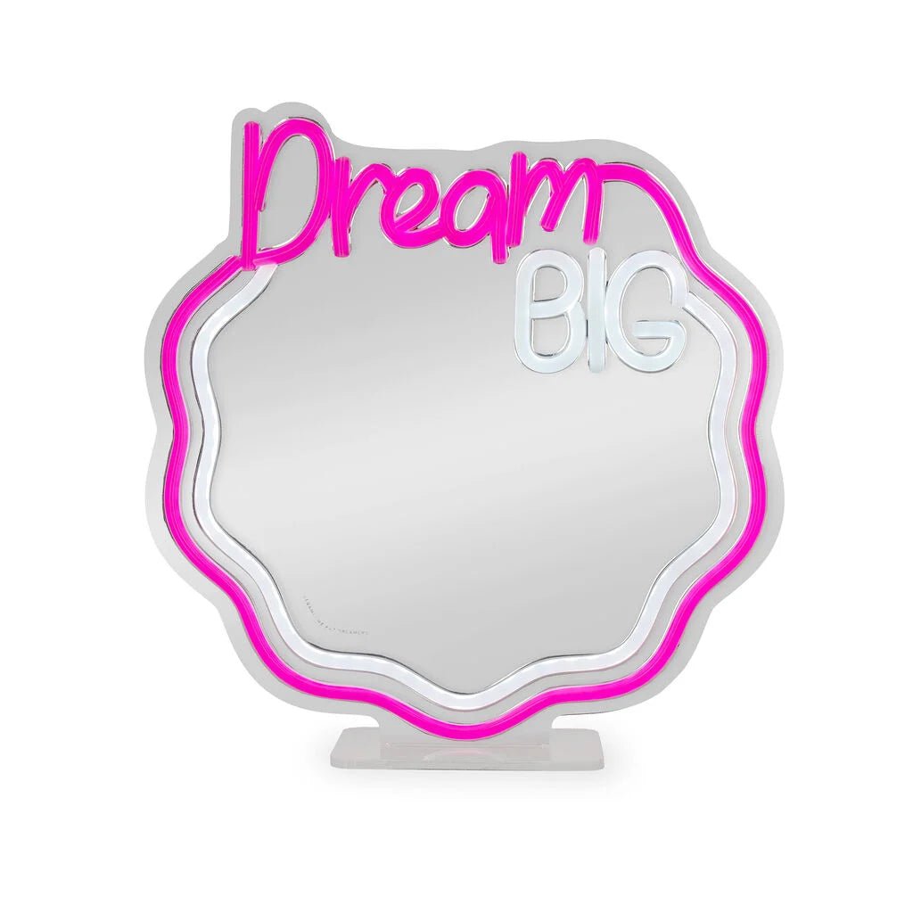 Neonlamp met spiegel It's A Sign - Dream Big - Muurdecoratie Legami - In den Olifant