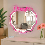 Neonlamp met spiegel It's A Sign - Dream Big - Muurdecoratie Legami - In den Olifant