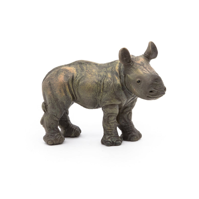 Neushoorn baby - Speeldieren Papo - In den Olifant