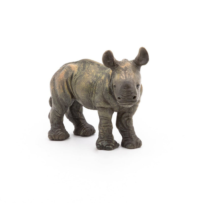 Neushoorn baby - Speeldieren Papo - In den Olifant